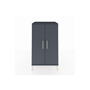 Hyperion Komodin 2 Kapaklı 60x44x106 Antrasit-antrasit