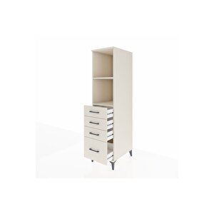 Kronos Dolap 2 Raflı 4 Çekmeceli 44x59x182 Aytaşı-aytaşı