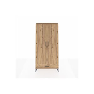 Arges Dolap Tek Raflı Tek Çekmeceli Tek Askılı 88x30x182 Çam-çam