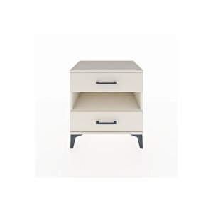 Hyperion Komodin Tek Raflı 2 Çekmeceli 60x44x64 Aytaşı-aytaşı