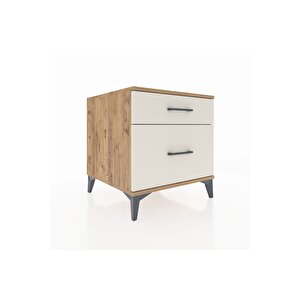 Kronos Komodin 2 Çekmeceli 60x59x64 Çam-aytaşı