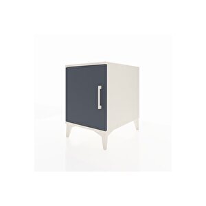 Kronos Komodin 2 Raflı Tek Kapaklı 44x59x64 Aytaşı-antrasit