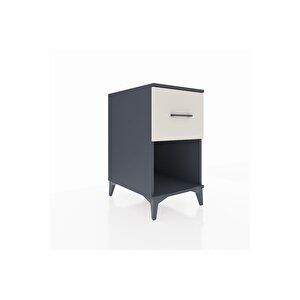 Kronos Komodin Tek Çekmeceli 44x59x80 Antrasit-aytaşı