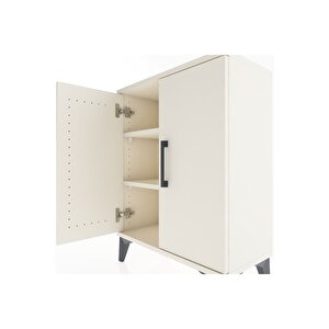 Arges Komodin 2 Raflı 2 Kapaklı 60x30x80 Aytaşı-aytaşı