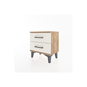 Arges Komodin 2 Çekmeceli 44x30x48 Çam-aytaşı