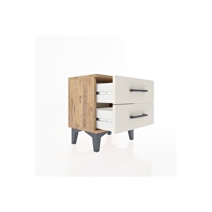 Arges Komodin 2 Çekmeceli 44x30x48 Çam-aytaşı