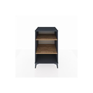 Kronos Komodin 2 Raflı 60x59x96 Antrasit-çam