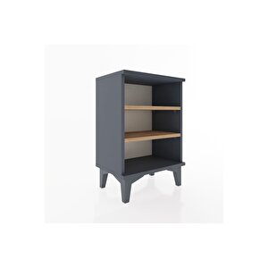 Arges Komodin 2 Raflı 44x30x64 Antrasit-çam