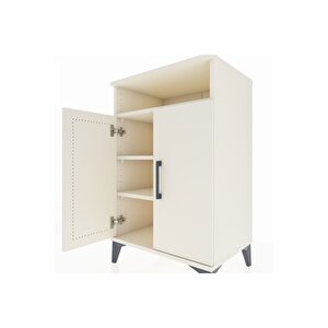 Hyperion Komodin 3 Raflı 2 Kapaklı 60x44x96 Aytaşı-aytaşı