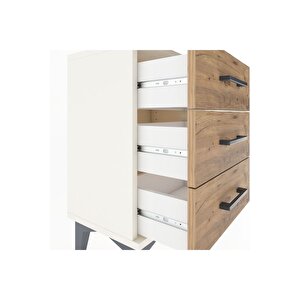 Arges Komodin 3 Çekmeceli 44x30x64 Aytaşı-çam