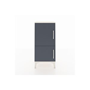 Arges Komodin 3 Raflı 2 Kapaklı 44x30x96 Aytaşı-antrasit