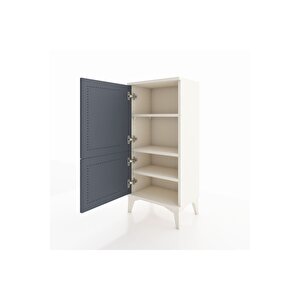 Arges Komodin 3 Raflı 2 Kapaklı 44x30x96 Aytaşı-antrasit