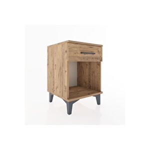 Hyperion Komodin Tek Çekmeceli 44x44x64 Çam-çam
