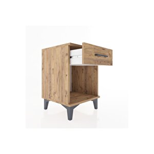 Hyperion Komodin Tek Çekmeceli 44x44x64 Çam-çam
