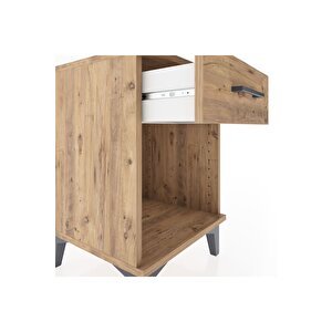 Hyperion Komodin Tek Çekmeceli 44x44x64 Çam-çam