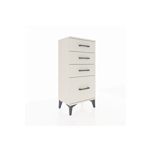 Arges Komodin 4 Çekmeceli 44x30x96 Aytaşı-aytaşı