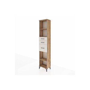 Arges Dolap 3 Raflı 3 Çekmeceli 44x30x221 Çam-aytaşı