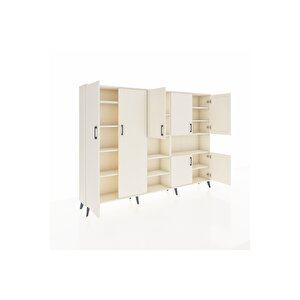 Arges Dolap 13 Raflı 7 Kapaklı 220x30x163 Aytaşı-aytaşı