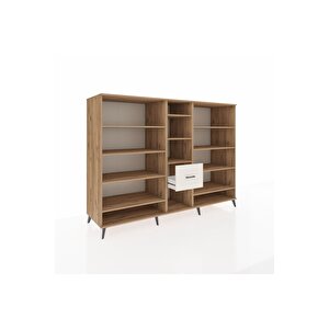 Kronos Dolap 11 Raflı 3 Çekmeceli  220x59x163 Çam-çam/aytaşı