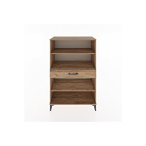 Hyperion Dolap 3 Raflı Tek Çekmeceli 88x44x134 Çam-çam