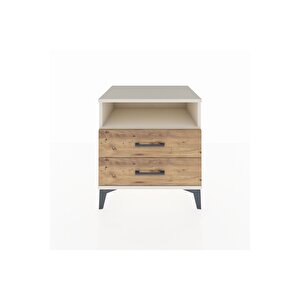 Hyperion Komodin Tek Raflı 2 Çekmeceli 60x44x64 Aytaşı-çam
