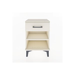 Arges Komodin Tek Raflı Tek Çekmeceli 44x30x64 Aytaşı-aytaşı