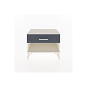 Arges Komodin Tek Çekmeceli 60x30x48 Aytaşı-antrasit