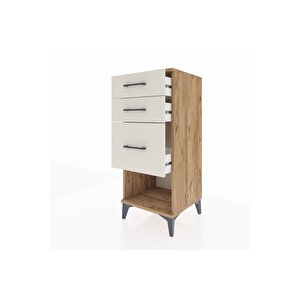 Hyperion Komodin 3 Çekmeceli 44x44x106 Çam-aytaşı
