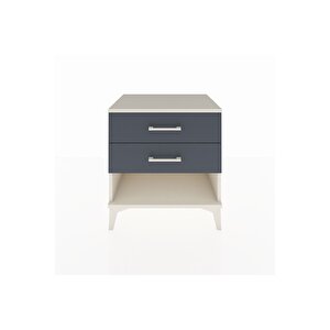 Hyperion Komodin 2 Çekmeceli 60x44x64 Aytaşı-antrasit