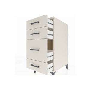 Kronos Komodin 4 Çekmeceli 44x59x96 Aytaşı-aytaşı