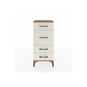 Arges Komodin 4 Çekmeceli 44x30x96 Çam-aytaşı