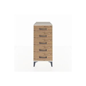 Kronos Komodin 5 Çekmeceli 44x59x96 Aytaşı-çam