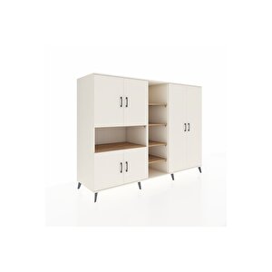 Kronos Dolap 13 Raflı 6 Kapaklı 220x59x163 Aytaşı-aytaşı/çam