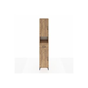 Hyperion Dolap 5 Raflı Tek Çekmeceli 2 Kapaklı 44x44x243 Çam-çam