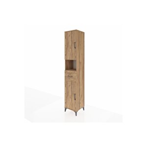 Hyperion Dolap 5 Raflı Tek Çekmeceli 2 Kapaklı 44x44x243 Çam-çam