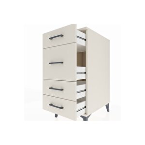 Kronos Komodin 4 Çekmeceli 44x59x96 Aytaşı-aytaşı