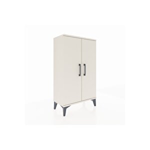 Arges Komodin 2 Raflı 2 Kapaklı 60x30x106 Aytaşı-aytaşı