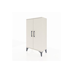 Arges Komodin 2 Raflı 2 Kapaklı 60x30x106 Aytaşı-aytaşı