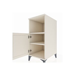 Kronos Komodin 2 Raflı Tek Kapaklı 44x59x96 Aytaşı-aytaşı