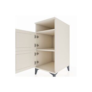 Kronos Komodin 2 Raflı 2 Kapaklı 44x59x96 Aytaşı-aytaşı