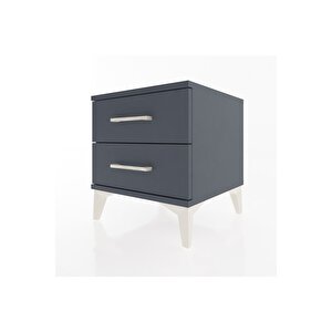 Hyperion Komodin 2 Çekmeceli 44x44x48 Antrasit-antrasit