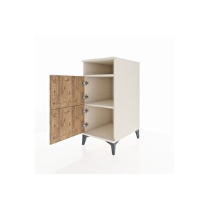 Kronos Komodin 2 Raflı 2 Kapaklı 44x59x96 Aytaşı-çam