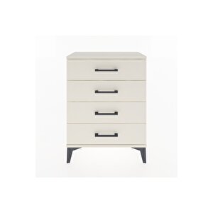 Arges Komodin 4 Çekmeceli 60x30x80 Aytaşı-aytaşı