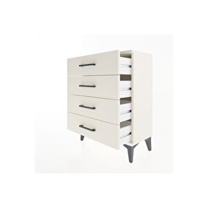 Arges Komodin 4 Çekmeceli 60x30x80 Aytaşı-aytaşı