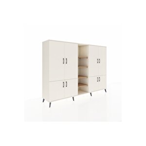 Hyperion Dolap 14 Raflı 8 Kapaklı 220x44x163 Aytaşı-aytaşı/çam