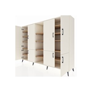 Hyperion Dolap 14 Raflı 8 Kapaklı 220x44x163 Aytaşı-aytaşı/çam