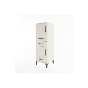 Hyperion Dolap 2 Raflı 3 Çekmeceli 2 Kapaklı 44x44x134 Aytaşı-aytaşı