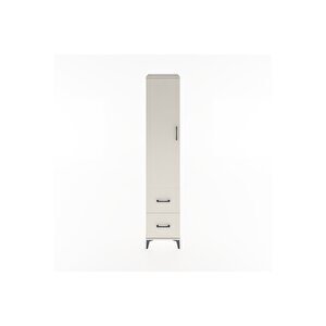 Hyperion Dolap 2 Raflı 2 Çekmeceli Tek Askılı 44x44x221 Aytaşı-aytaşı
