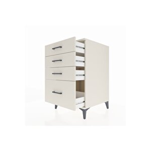 Kronos Komodin 4 Çekmeceli 60x59x96 Aytaşı-aytaşı