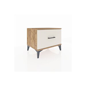 Hyperion Komodin Tek Çekmeceli 60x44x48 Çam-aytaşı